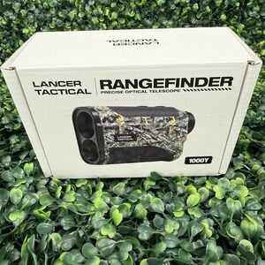 Lancer Tactical 1000 YD Rangefinder Camo 6.5X Magnification Hunting Golf